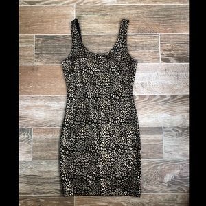 Cheetah print dress